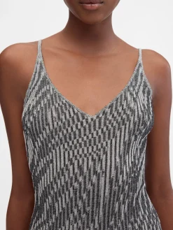 La mini robe maille Zebra