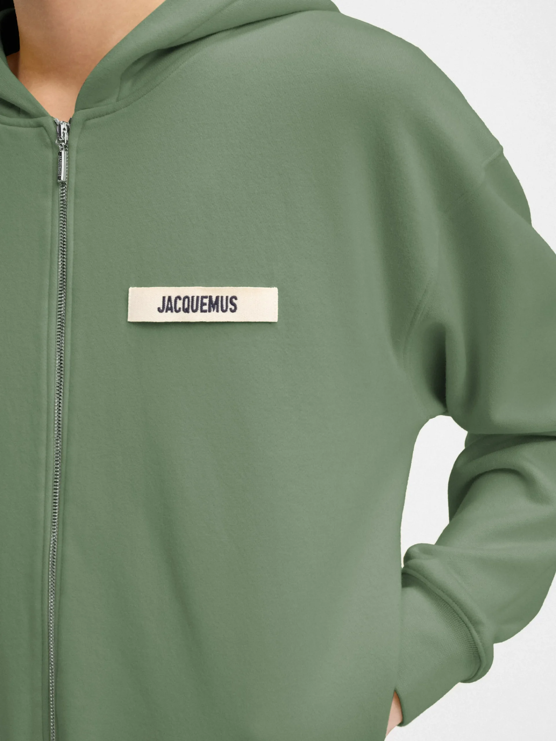 Le hoodie Gros Grain zippé