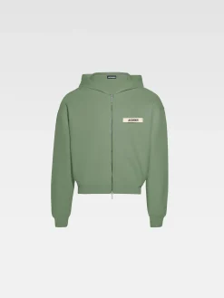Le hoodie Gros Grain zippé