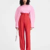 Le pantalon Curzio taille haute