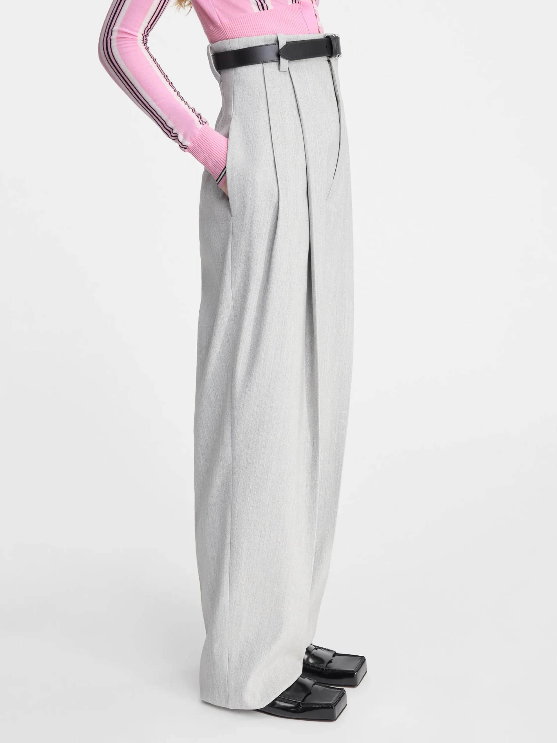 Le pantalon Curzio taille haute