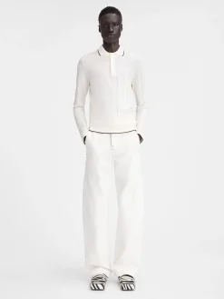 Le polo Tricot manches longues